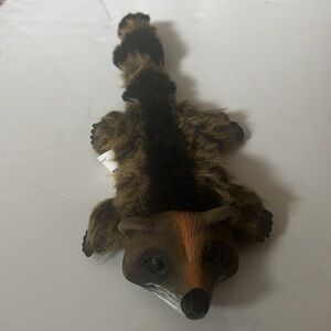 Latex Fox Head With Plush Body Squeaky Dog Toy